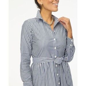 JCrew Striped Shirt Dress